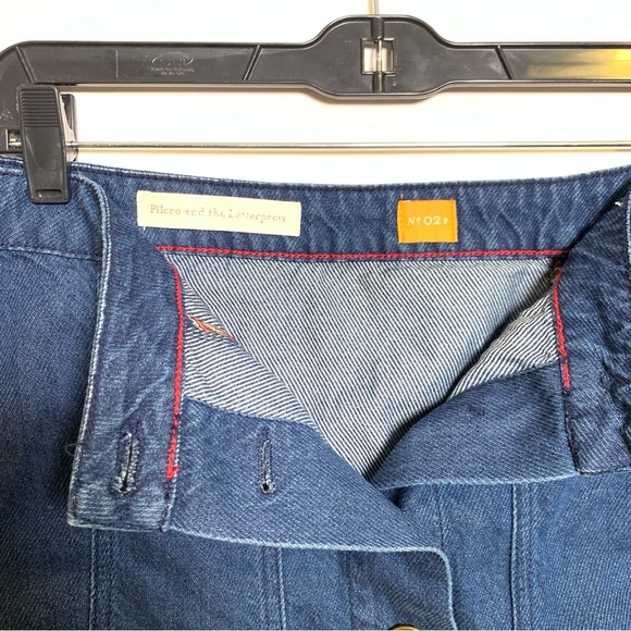 Pilgro and the Letterpress Mini Denim Skirt Size 2P - Picture 14 of 14